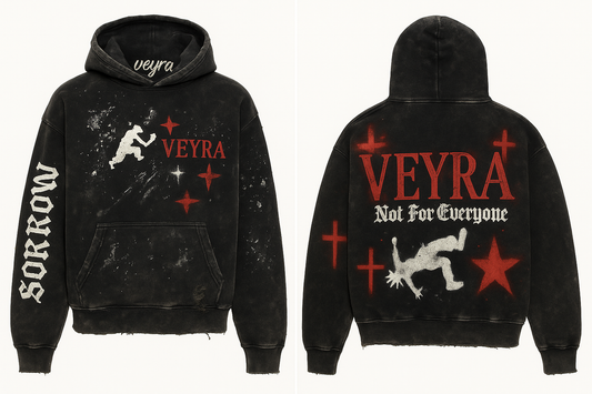 VEYRA Distressed Pullover Hoodie - Pre-Order